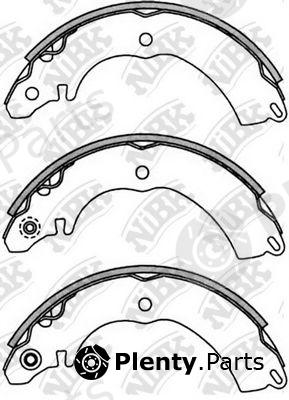  NiBK part FN6729 Brake Shoe Set