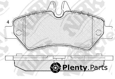  NiBK part PN0412 Brake Pad Set, disc brake