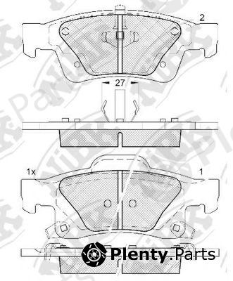  NiBK part PN0834 Brake Pad Set, disc brake