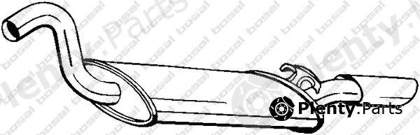  BOSAL part 105-015 (105015) End Silencer