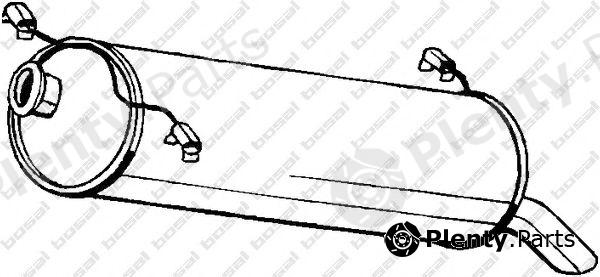  BOSAL part 135-701 (135701) End Silencer