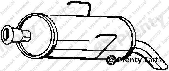  BOSAL part 190-021 (190021) End Silencer