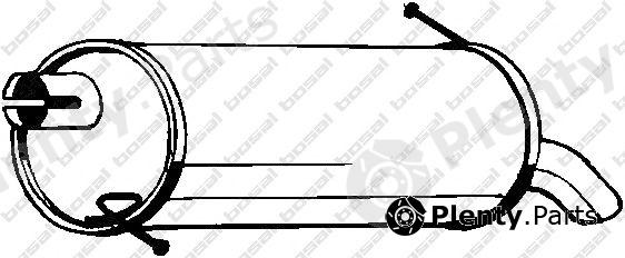  BOSAL part 154-323 (154323) End Silencer