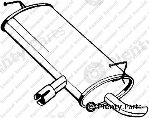  BOSAL part 145-203 (145203) End Silencer