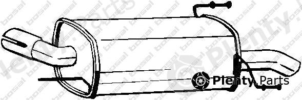  BOSAL part 185-201 (185201) End Silencer