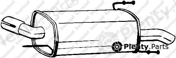  BOSAL part 185-701 (185701) End Silencer