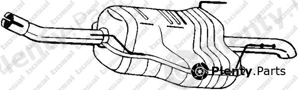  BOSAL part 185-129 (185129) End Silencer
