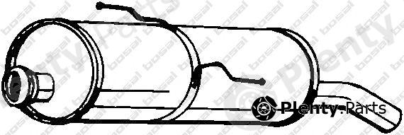  BOSAL part 190-199 (190199) End Silencer