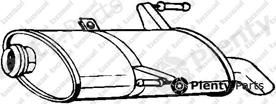  BOSAL part 190-501 (190501) End Silencer