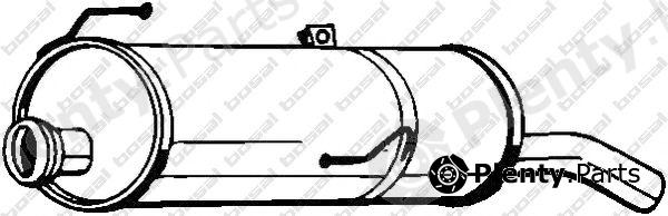  BOSAL part 190-313 (190313) End Silencer