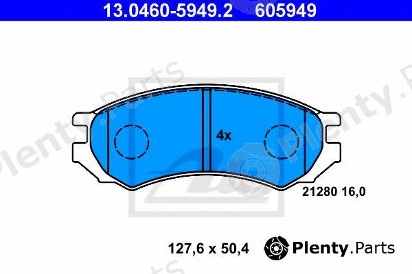  ATE part 13.0460-5949.2 (13046059492) Brake Pad Set, disc brake