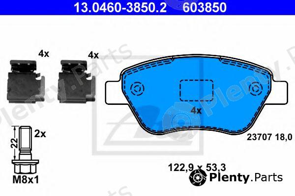  ATE part 13.0460-3850.2 (13046038502) Brake Pad Set, disc brake