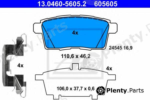  ATE part 13.0460-5605.2 (13046056052) Brake Pad Set, disc brake