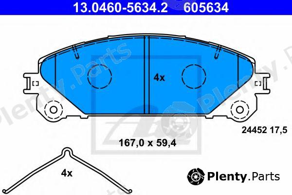  ATE part 13.0460-5634.2 (13046056342) Brake Pad Set, disc brake
