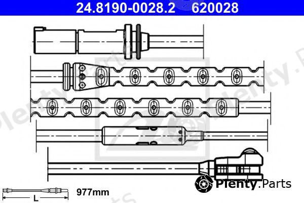  ATE part 24.8190-0028.2 (24819000282) Warning Contact, brake pad wear