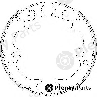  REMSA part 4731.00 (473100) Brake Shoe Set, parking brake