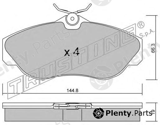  TRUSTING part 359.0 (3590) Brake Pad Set, disc brake