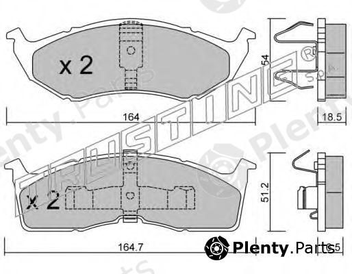  TRUSTING part 365.0 (3650) Brake Pad Set, disc brake