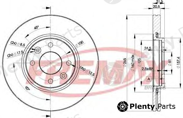  FREMAX part BD-4193 (BD4193) Brake Disc