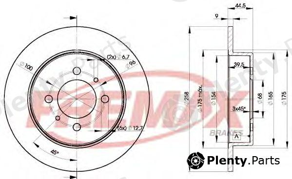  FREMAX part BD-5401 (BD5401) Brake Disc