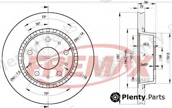  FREMAX part BD-9908 (BD9908) Brake Disc