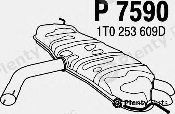  FENNO part P7590 End Silencer