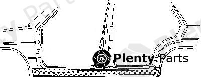  VAN WEZEL part 5812103 Foot Board, door sill