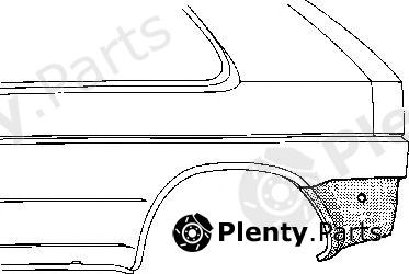  VAN WEZEL part 5812133 Sidewall