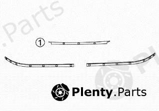  VAN WEZEL part 0639486 Trim/Protective Strip, bumper