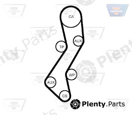  OPTIBELT part ZRK1293 Timing Belt