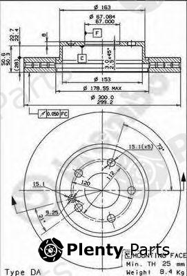  BREMBO part 09.8404.11 (09840411) Brake Disc