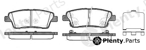  REMSA part 1458.02 (145802) Brake Pad Set, disc brake