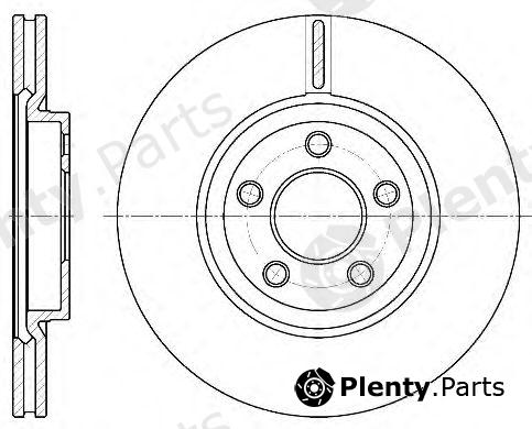  REMSA part 6637.10 (663710) Brake Disc