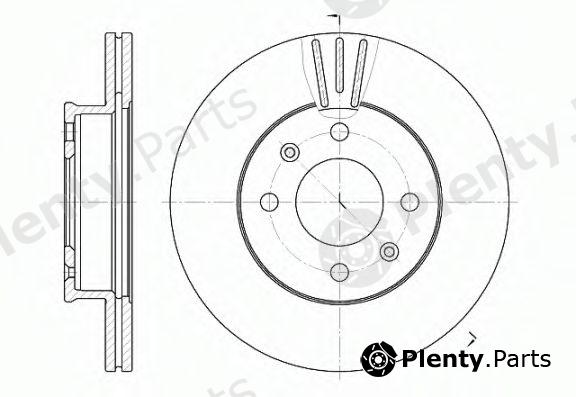  REMSA part 6958.10 (695810) Brake Disc