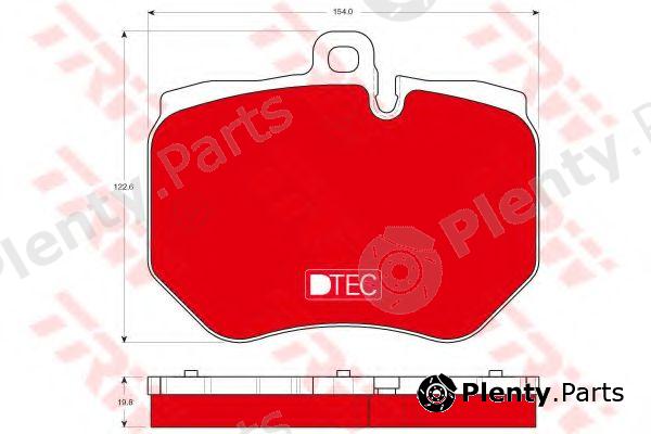  TRW part GDB1848DTE Brake Pad Set, disc brake
