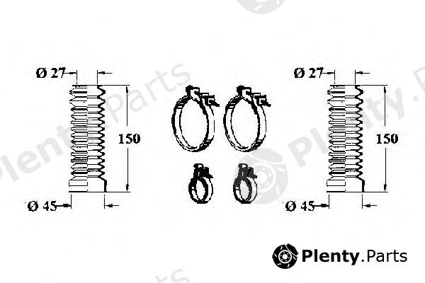  OCAP part 0902425 Bellow Set, steering