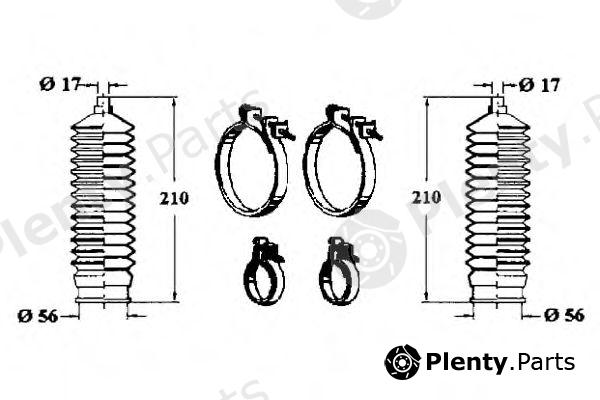  OCAP part 0902237 Bellow Set, steering