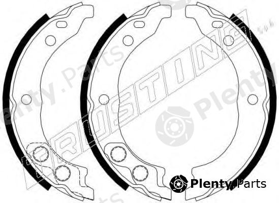  TRUSTING part 034.113 (034113) Brake Shoe Set, parking brake
