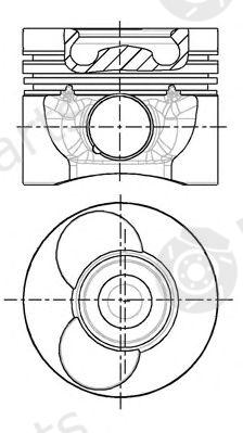  NÜRAL part 87-743107-00 (8774310700) Piston