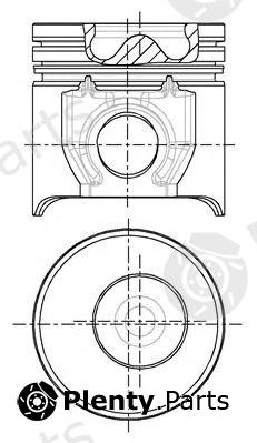  NÜRAL part 87-123721-10 (8712372110) Piston