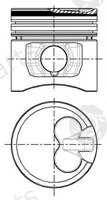  NÜRAL part 87-783511-10 (8778351110) Piston