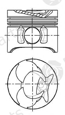  NÜRAL part 87-743107-40 (8774310740) Piston