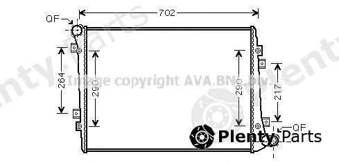  AVA QUALITY COOLING part VW2224 Radiator, engine cooling