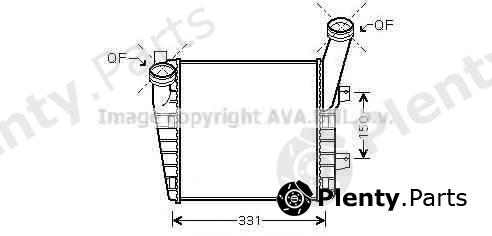  AVA QUALITY COOLING part VWA4263 Intercooler, charger