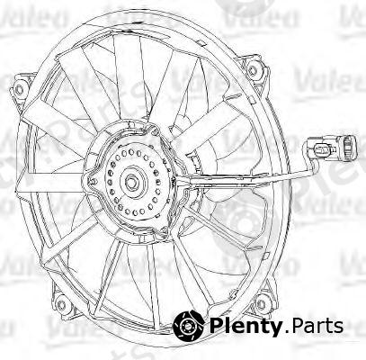  VALEO part 696091 Fan, radiator