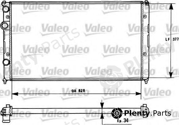  VALEO part 731267 Radiator, engine cooling