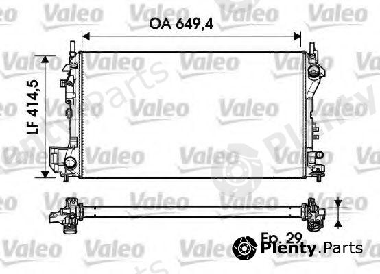  VALEO part 734302 Radiator, engine cooling