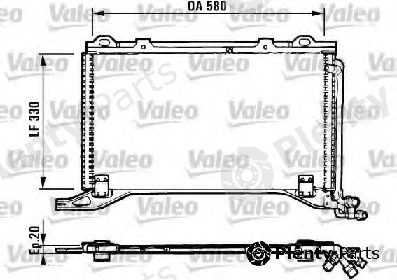  VALEO part 816949 Condenser, air conditioning