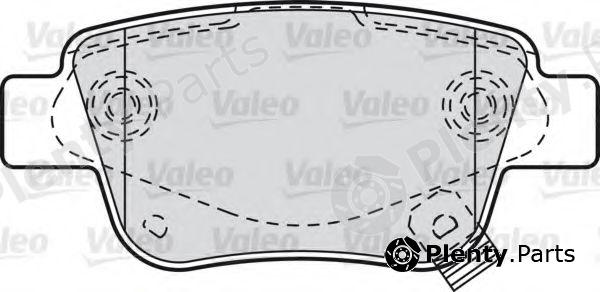  VALEO part 598812 Brake Pad Set, disc brake
