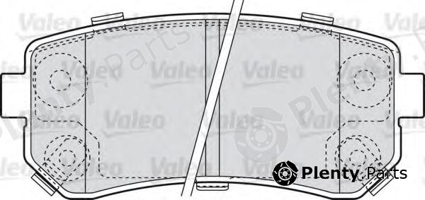  VALEO part 598867 Brake Pad Set, disc brake